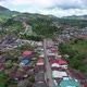Aerial view from drone of the city of rural village in the mountains - VideoHive Item for Sale