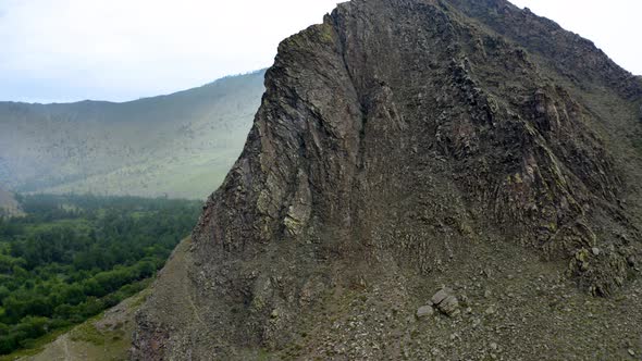 Mountain Sarma Gorge River and Forest