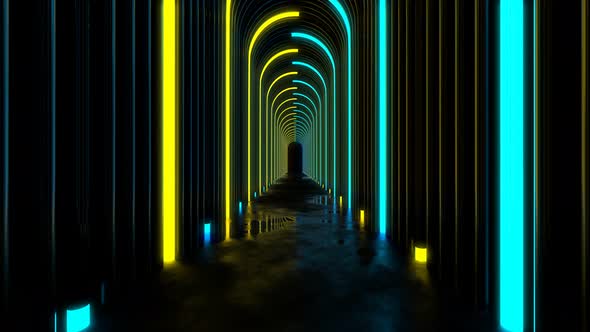 Abstract Futuristic Tunnel Loop alt