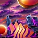 Synth City  Background Generated Loop - VideoHive Item for Sale