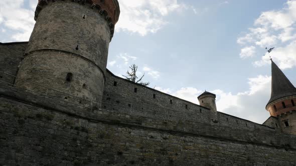 Walls and towers of Kamianets-Podilskyi Castle