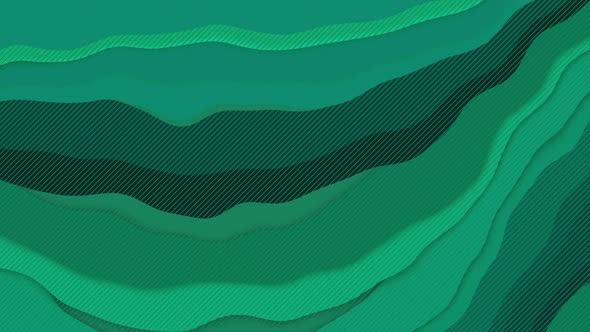 Distorted Green Line Pattern Abstract Background