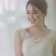 Slow Motion Beautiful Young Asian Bride Fitting Wedding Dress Front Of The Mirror. Bridal concept. - VideoHive Item for Sale