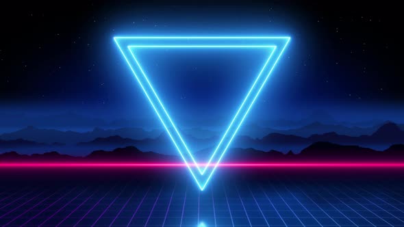 Retro Neon Background