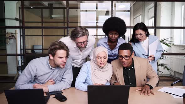 Business team working in the office