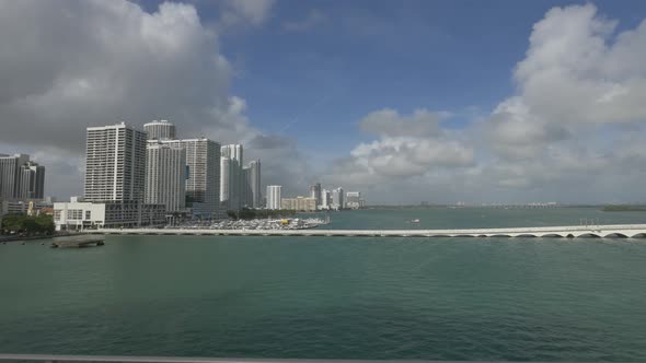 The Venetian Causeway in Miami