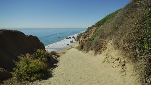 Path leading to El Matador Beach