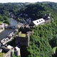 Aerial view of Bouillon Castle world heritage in the province of Luxembourg, Belgium, Europe - VideoHive Item for Sale