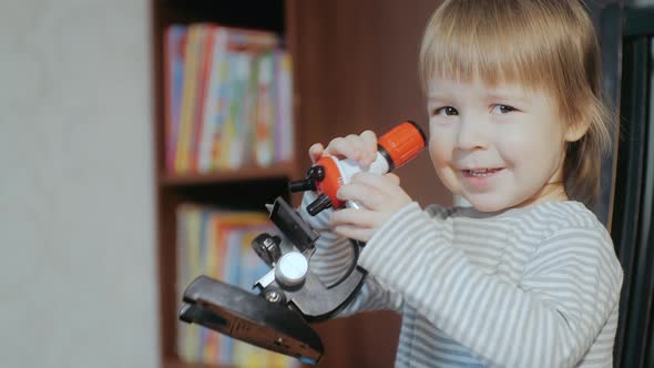 Home Science Tool Kids Microscope