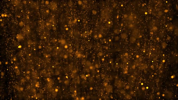 glitter particles rain slow motion