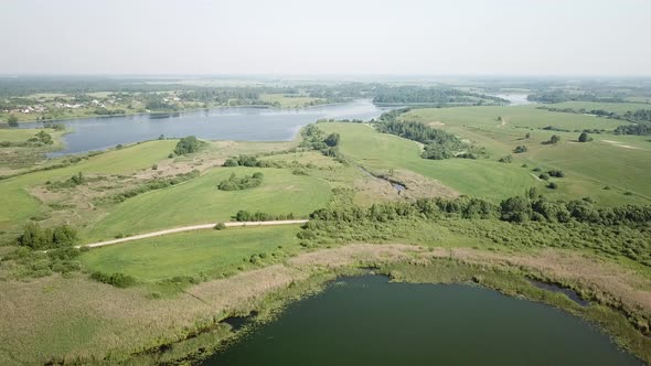 Beautiful Landscape Between Three Lakes 05