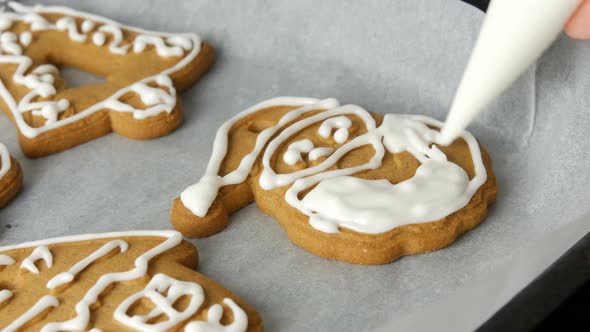 Christmas Holiday Gingerbread Cookie