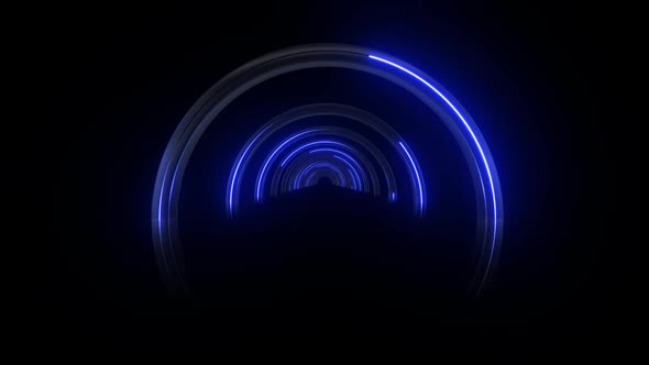 4k Radial Neon Stroke Tunnel Pack