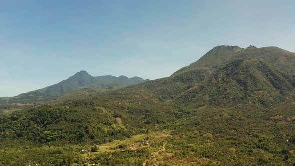 Mountains Covered with Rainforest, Philippines, Camiguin.