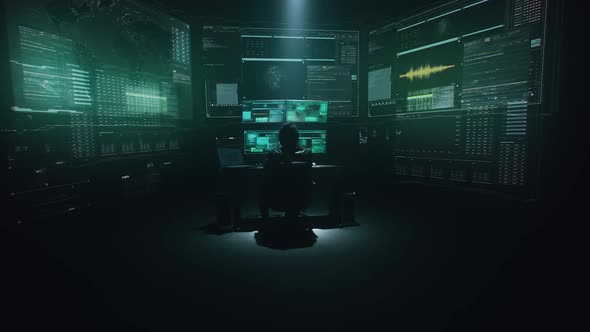 Alone Hacker in Dark Space