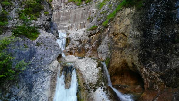 Drone Video of an beautiful Waterfall