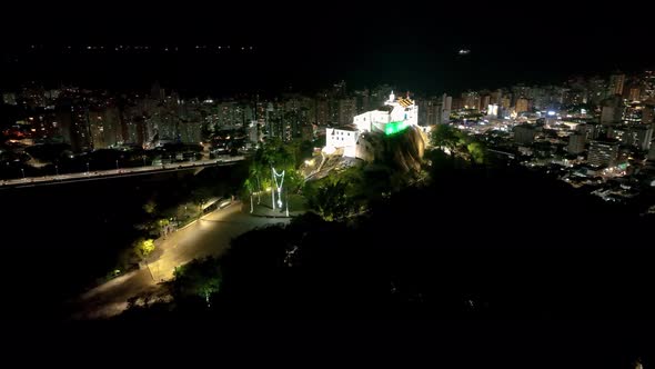 Penha Church Convent at Vila Vellha vitoria  espirito santo Brazil.