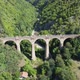 Railway bridge over a ravine. - VideoHive Item for Sale