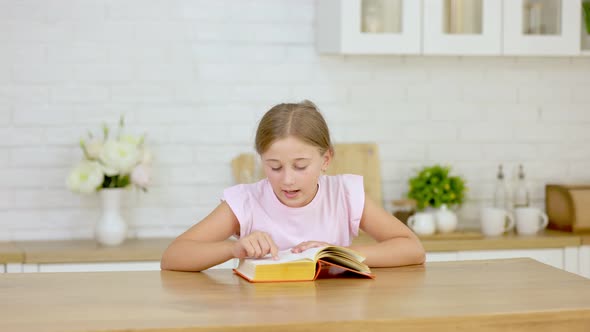 Girl Reading a Book