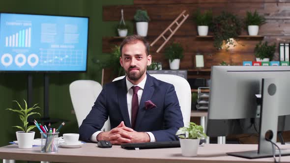 Portrait of Young Entrepreneur Smiling To the Camera