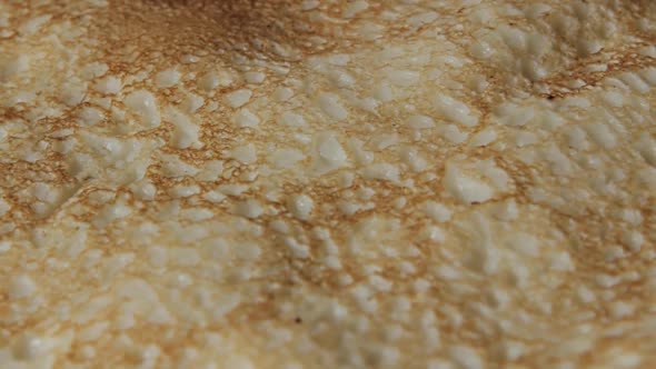Pancakes Rotating Texture Background Close Up