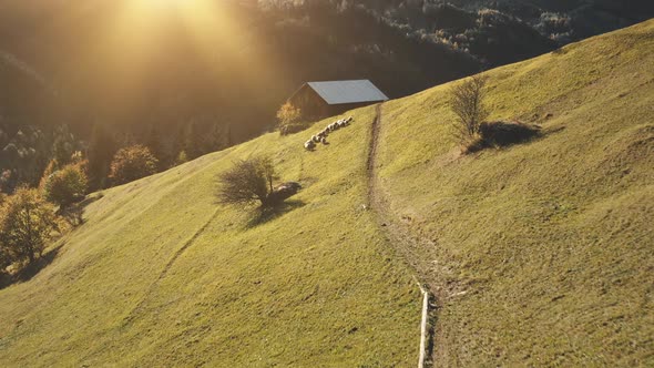 Village at Sun Mountain Hill Aerial