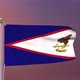 American Samoa Flag 4k - VideoHive Item for Sale