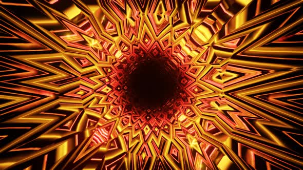 Abstract Gold and Red Background V2
