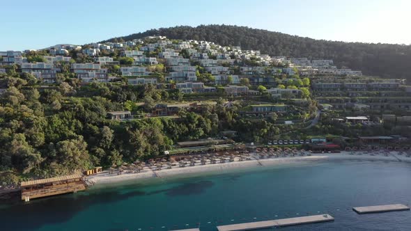 Houses on mediterranean hills.