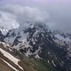 Flight above snowcapped mountains near Elbrus - VideoHive Item for Sale