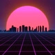 Outrun Grid Animation Loop - VideoHive Item for Sale