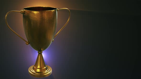 3D Trophy With Light 3 Loop