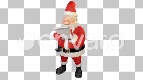 Santa claus Read Letter