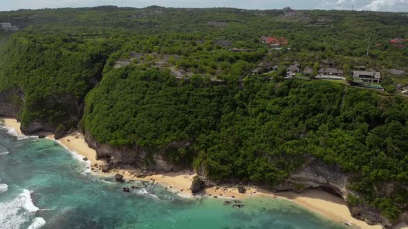 FULLHD Bali Melasti Beach Aerial