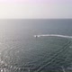 Wave Runner On Ocean Sunset Aerial Shot  - VideoHive Item for Sale
