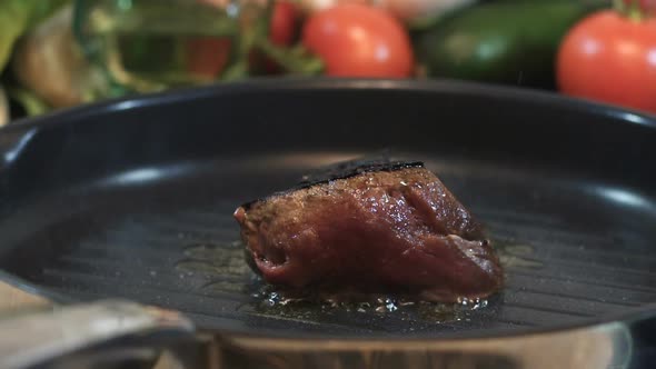 Steak in the Pan