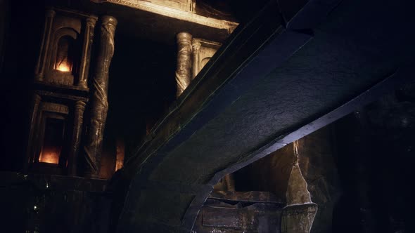 Old Stone Bridge Inside Big Cave alt