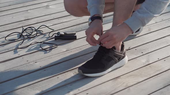 Tying Shoelaces Before Training