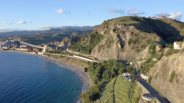  Bova Marina at sunset, city of Calabria