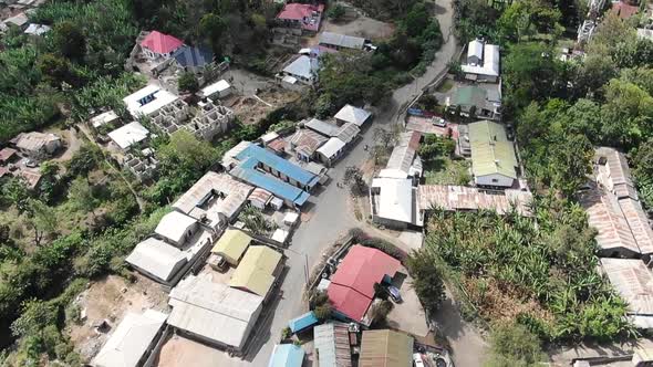Aerial view of a Small Barrio