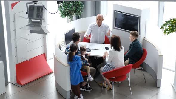 A Young Family with Many Children Takes a Loan From a Bank