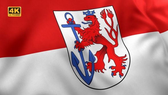 Dusseldorf City Flag - 4K