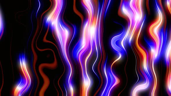 Abstract Colorful Glow Line Background