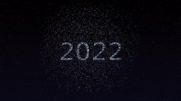 Fireworks New Year 2022 Background