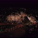 Beautiful Festive Fireworks Against the Dark Sky Late at Night - VideoHive Item for Sale