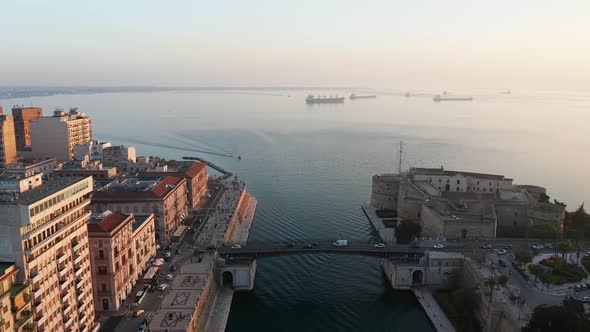 Aerial view of Taranto