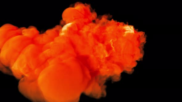 Fluide Orange Smoke 4K alt