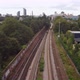 A Drone View of the Train Tracks in Fulham London - VideoHive Item for Sale