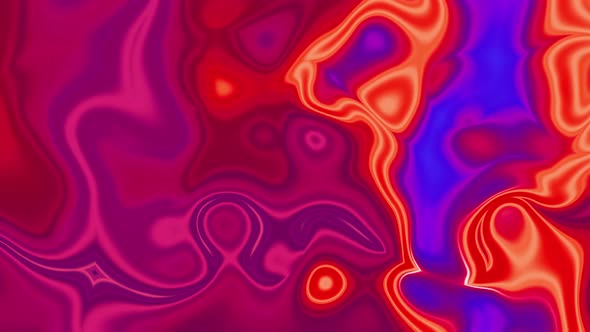 Flowing abstract liquid background. red color liquid wavy animation. Vd 39