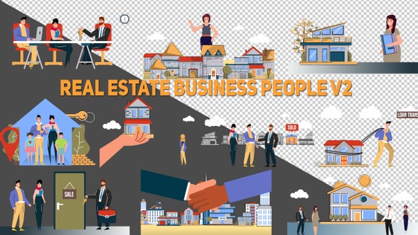Real Estate Business People V2